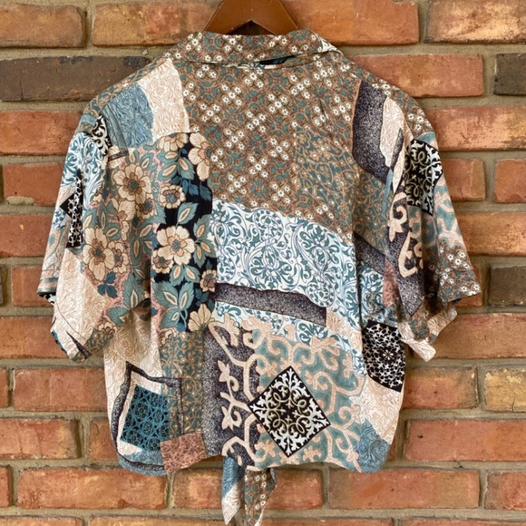 Vintage Virgo II Women’s Crop Shirt Sz 10 - Picture 4 of 4